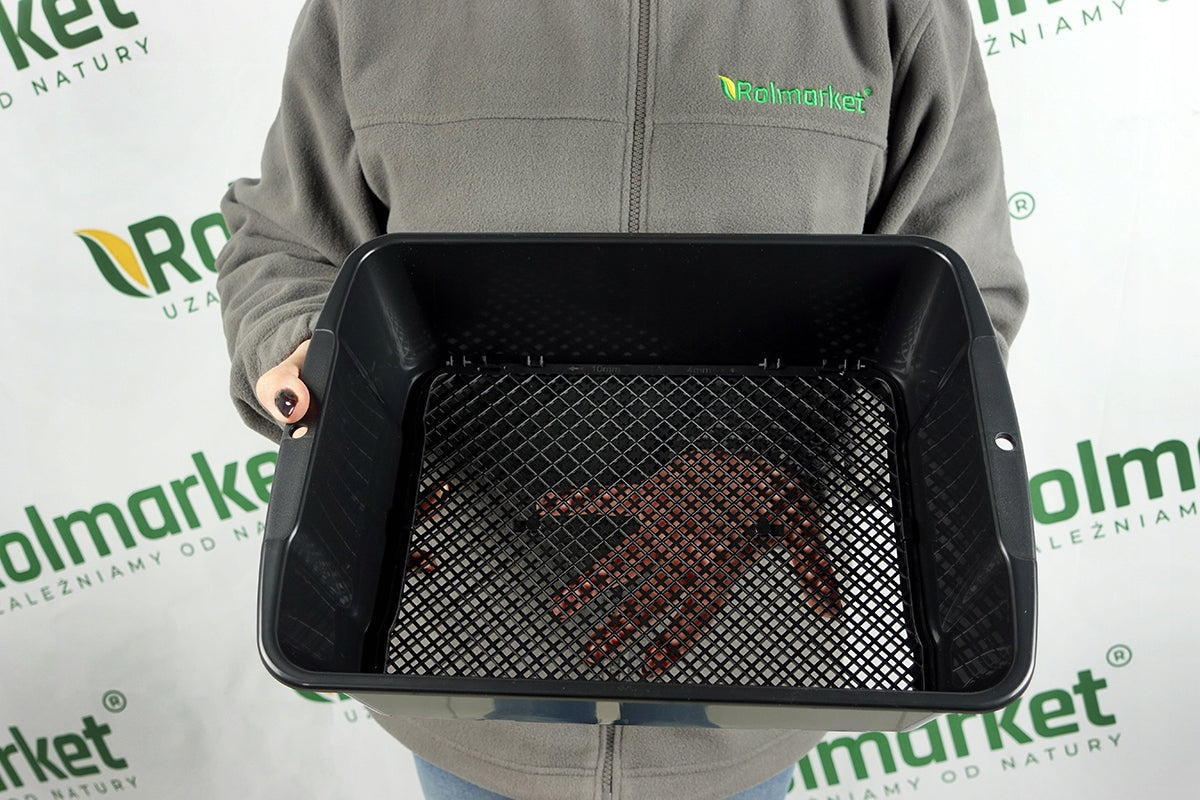 Garden Sieve for Sifting Earth Compost Bark For Beach + Gloves Manufacturer code Rękawice + Sito doprzesiewania z regulacją