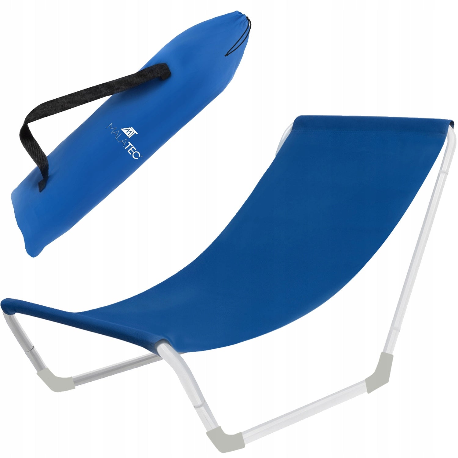 Garden Sun Lounger Folding Beach Chair Tourist for Balcony Terrace Bag