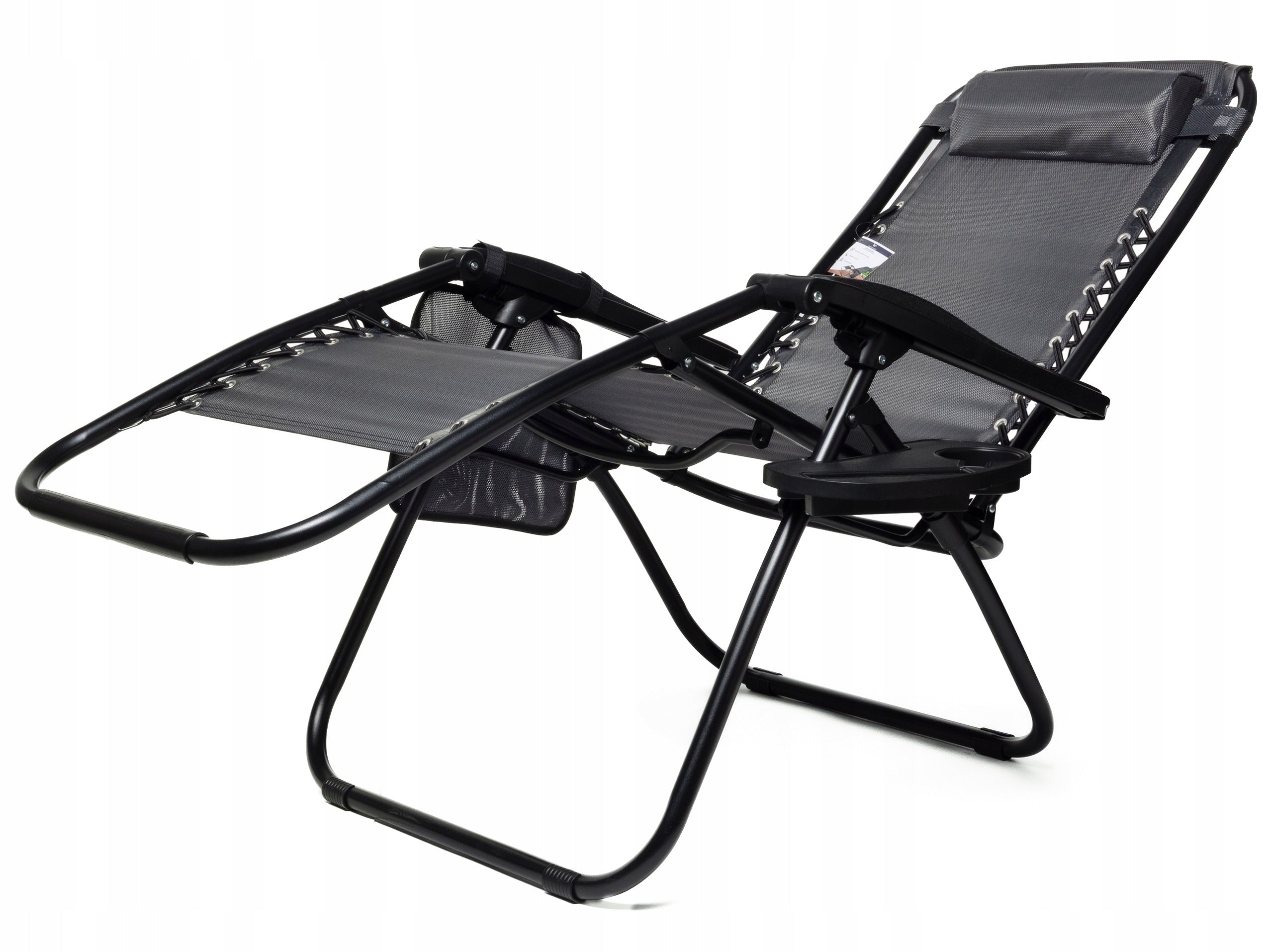 Garden Sun Lounger Folding Zero Gravity Hiking Chair Table Bag Length (longer side) 155 cm
