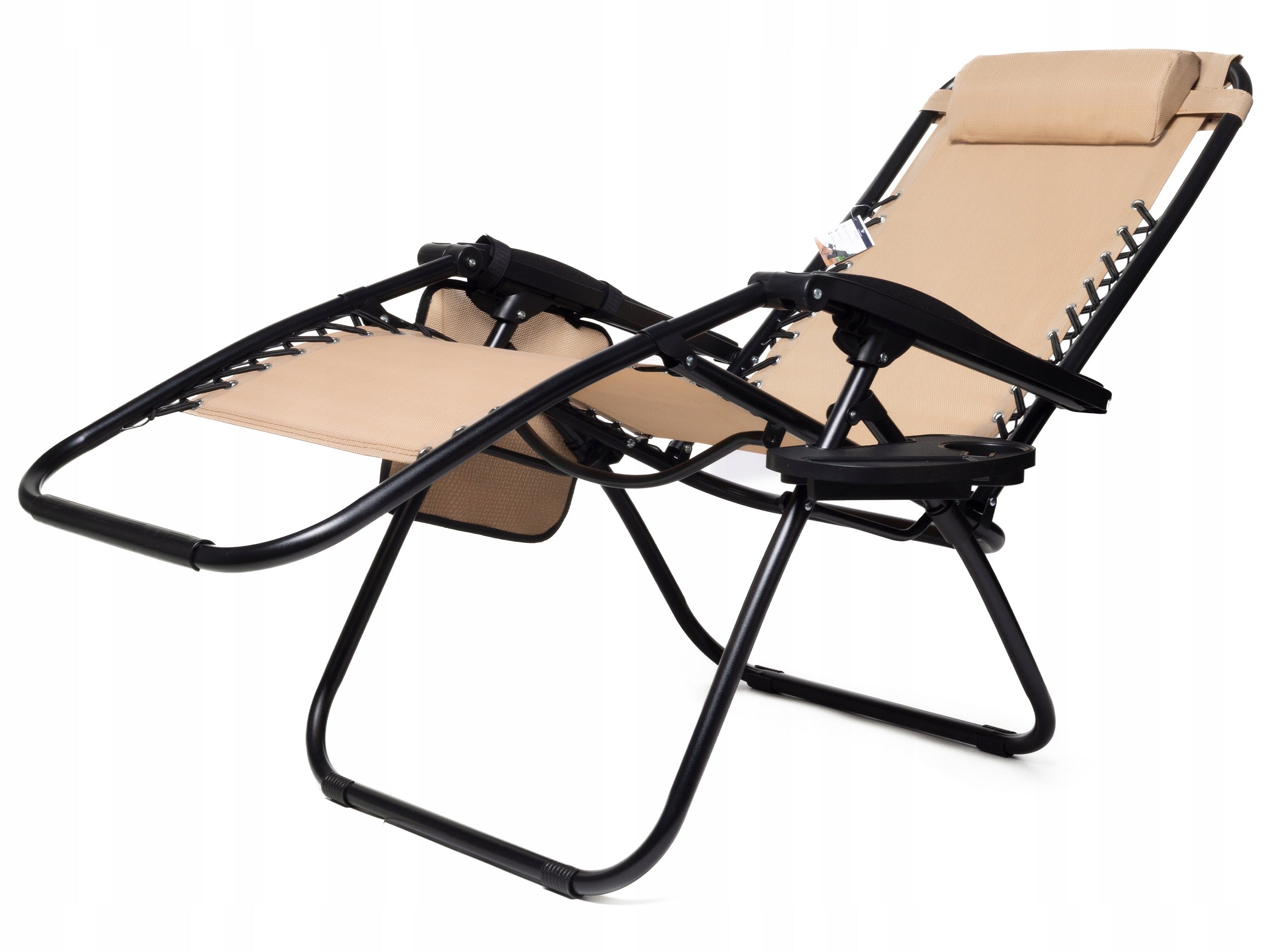 Garden Sun Lounger Folding Zero Gravity Hiking Chair Table Bag Length (longer side) 155 cm