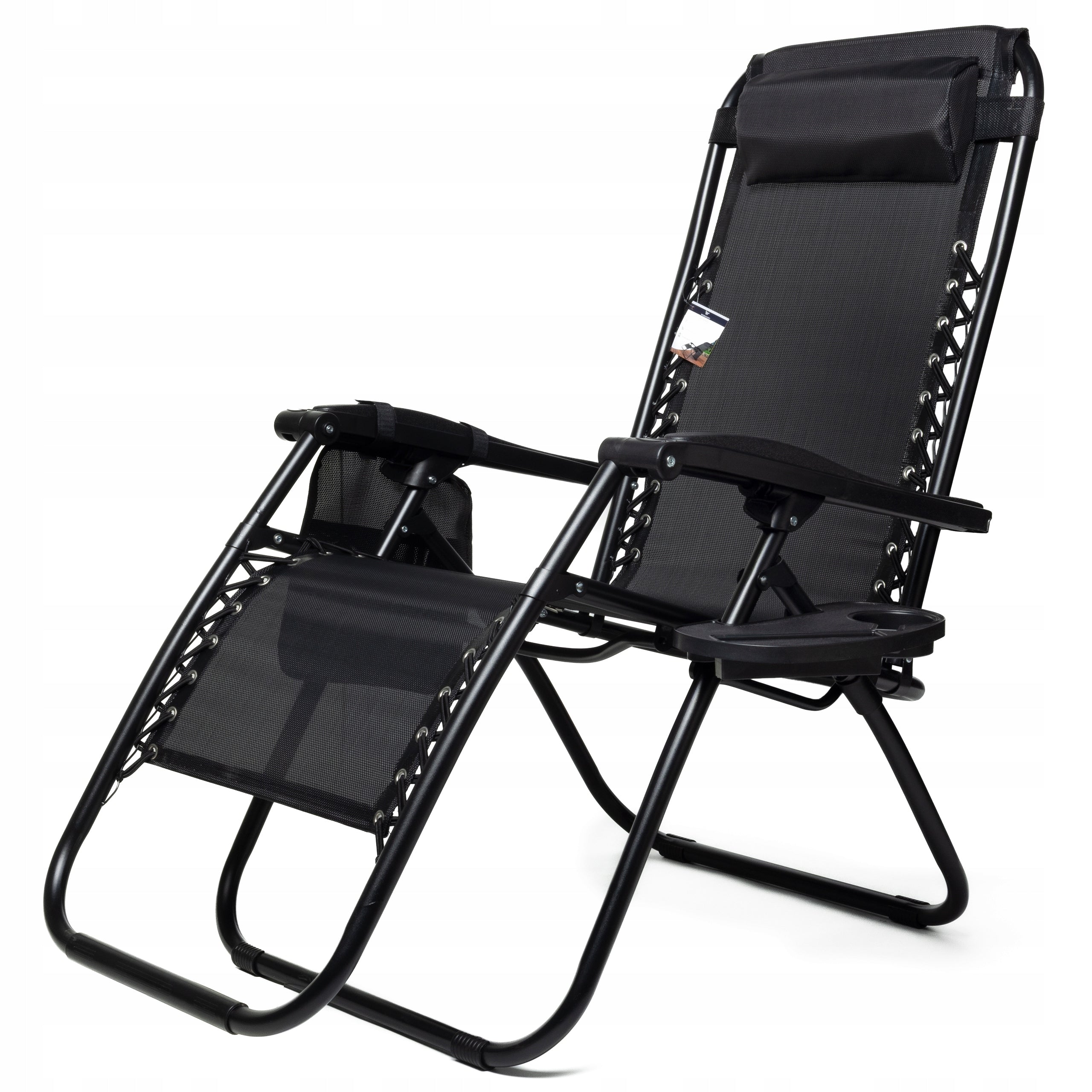 Garden Sun Lounger Tourist Chair Zero Gravity Reclining Table Black Manufacturer code ZGBCZ