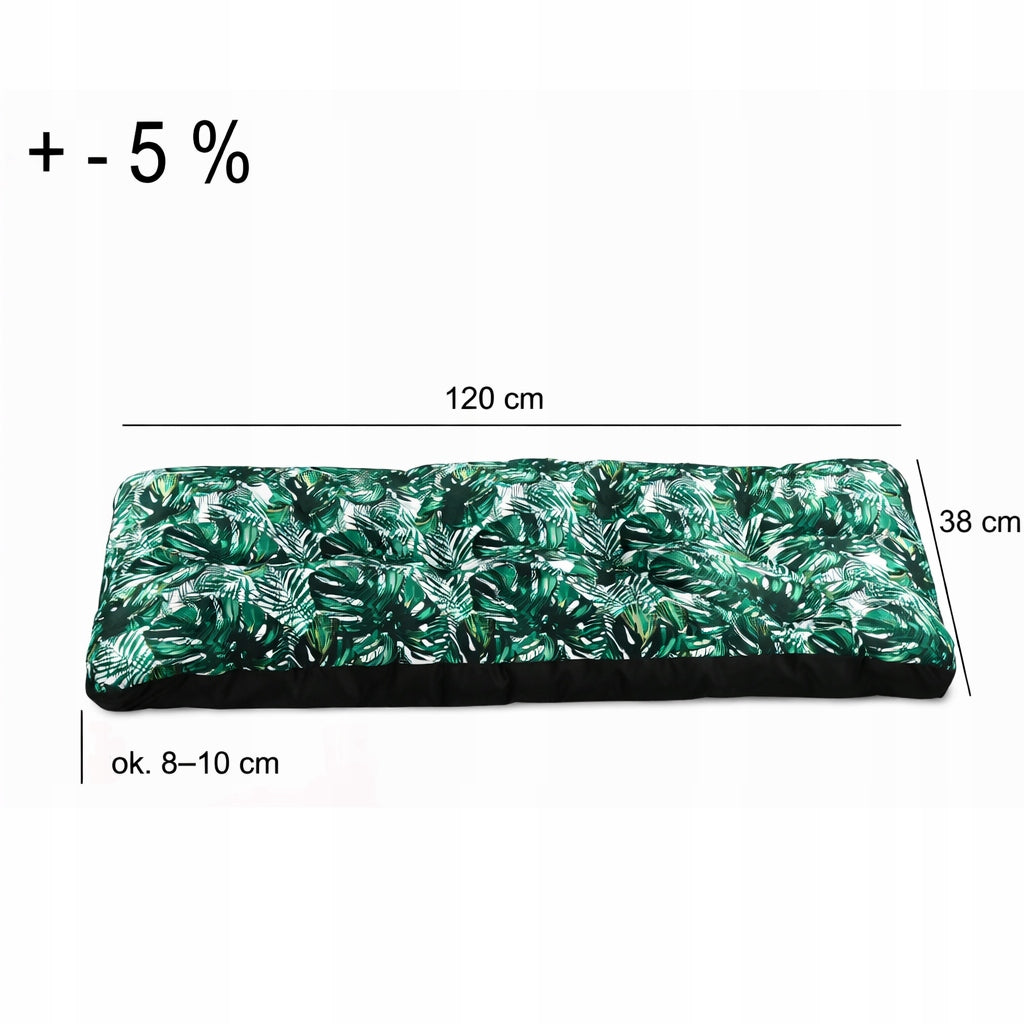 Garden Swing Bench Cushion Waterproof Soft Long 120x38 EXOTIC Packaging status original