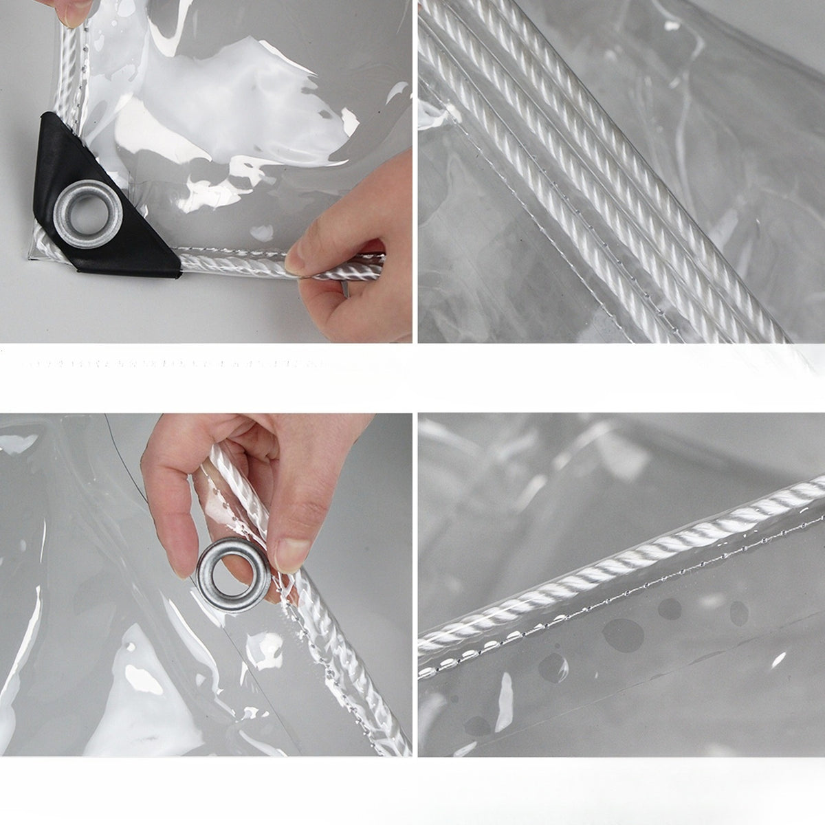 Garden Tarpaulin Terrace Waterproof Transparent FoilTarpCover 2x2.5m Manufacturer code 18672941259