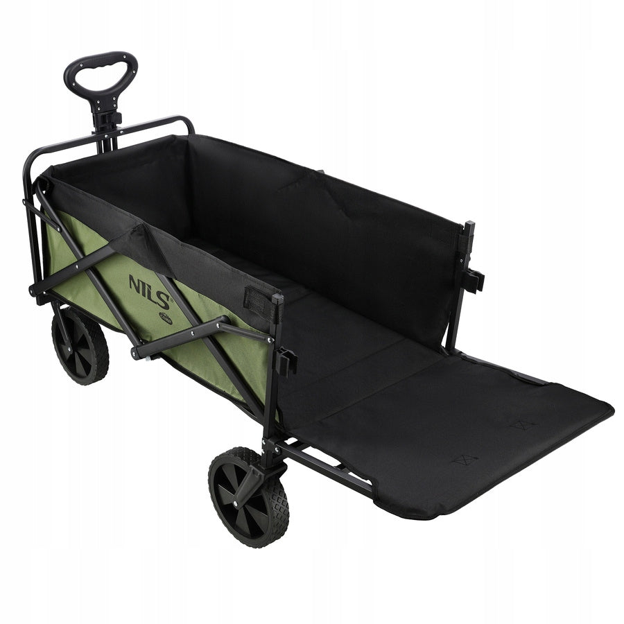 Garden Transport Hiking Trolley Folding With Handle 150 L Brand Nils Camp