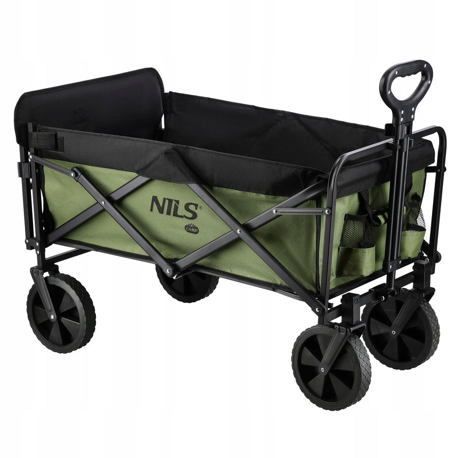 Garden Transport Hiking Trolley Folding With Handle 150 L Packaging status original