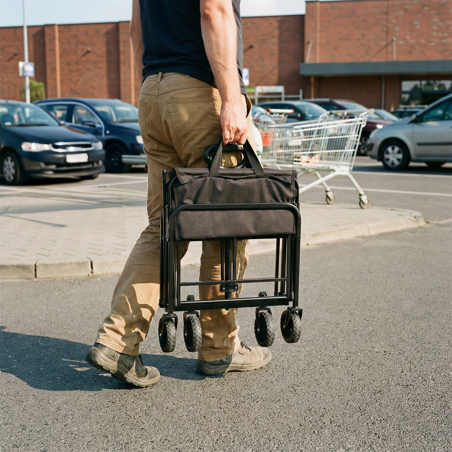 Garden Transport Hiking Trolley Folding With Handle NILS Packaging status original