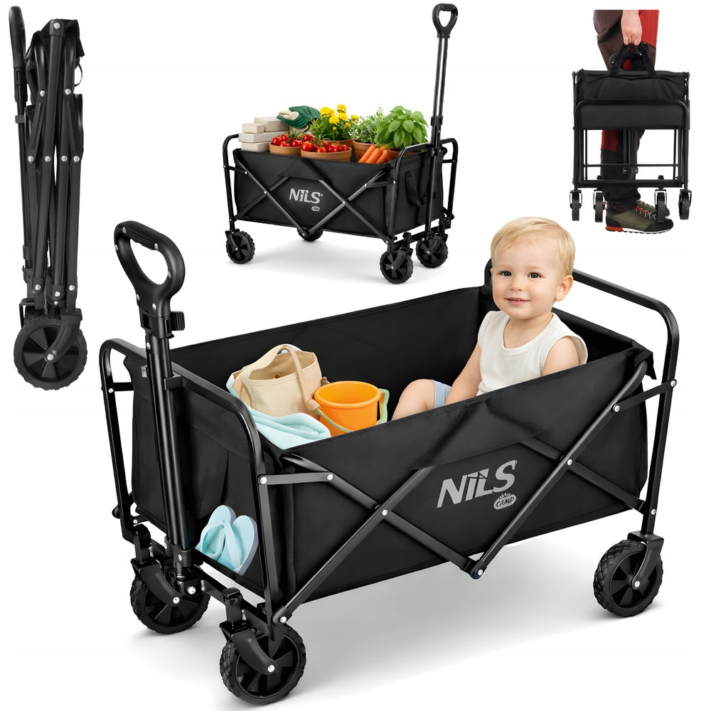 Garden Transport Hiking Trolley Folding With Handle NILS
