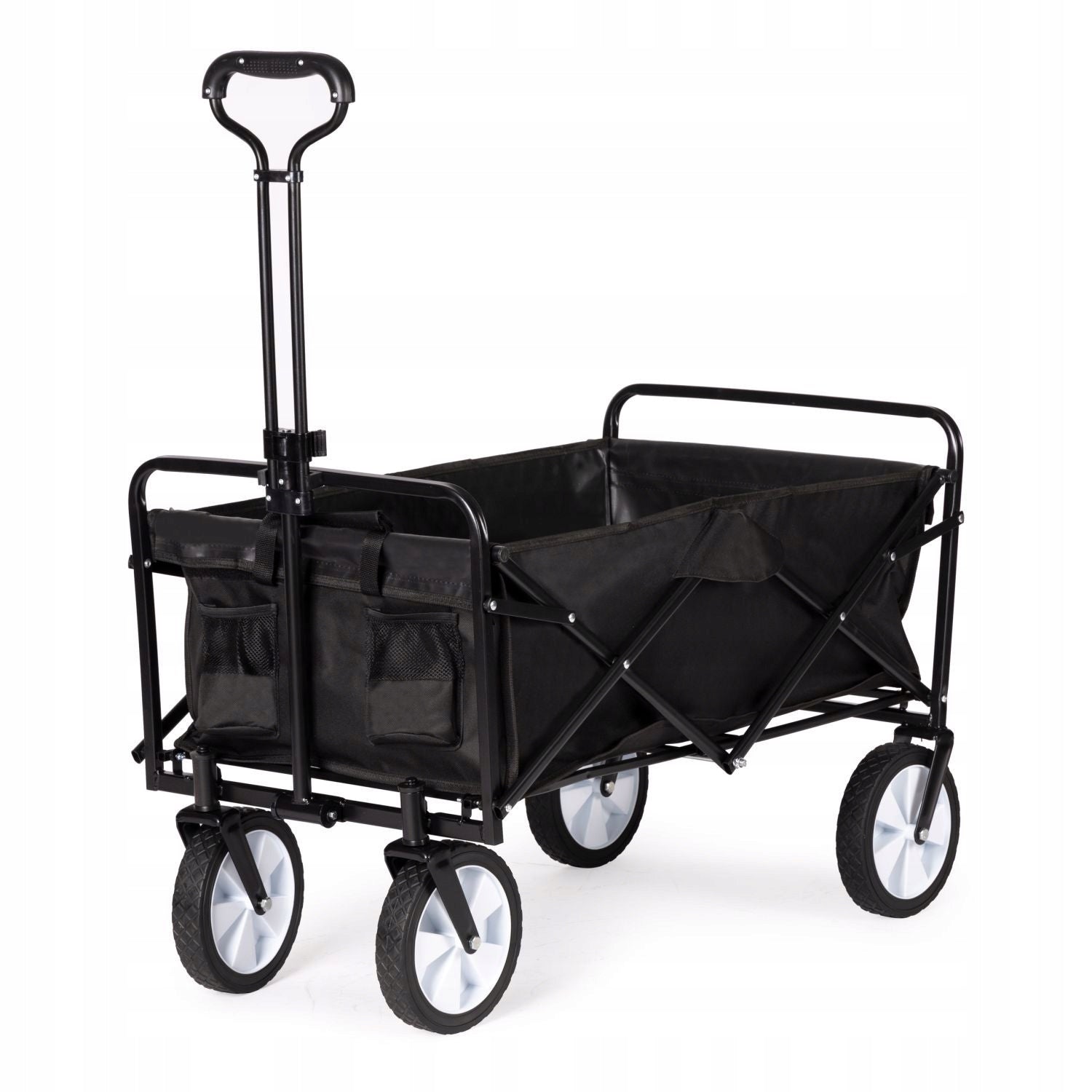 Garden Transport Trolley 100L Folding Large Beach Tourist Black Brand Kathay-Haster