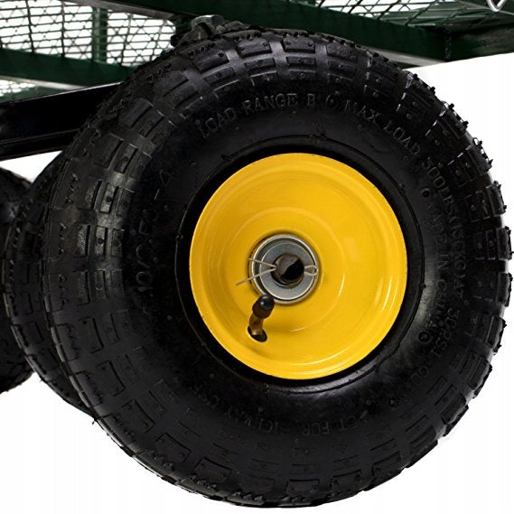 Garden Trolley Transport Trailer Folding LARGE up to 300kg black Packaging status original