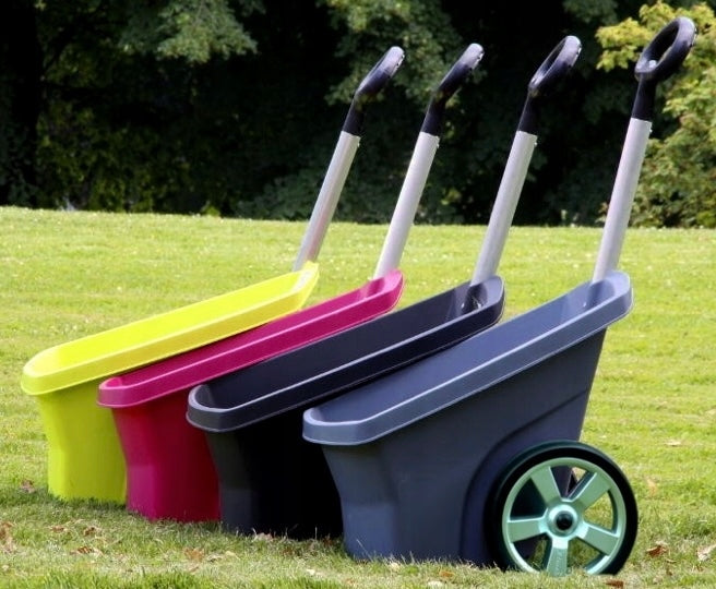Garden Trolley Wheelbarrow Transporter Lightweight Strong Practical Hagsen 67l black Manufacturer code 2813