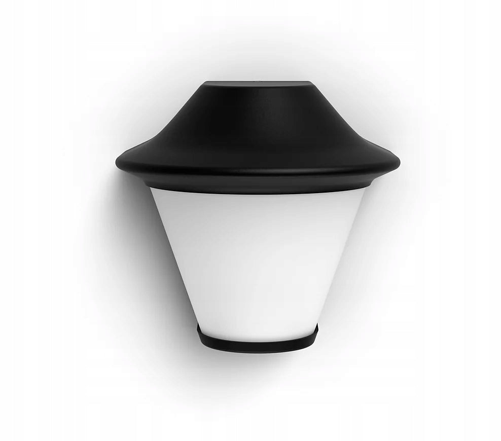 Garden Wall Lamp Outdoor Facade Lamp E27 IP44 Black Serres Philips Packaging status original