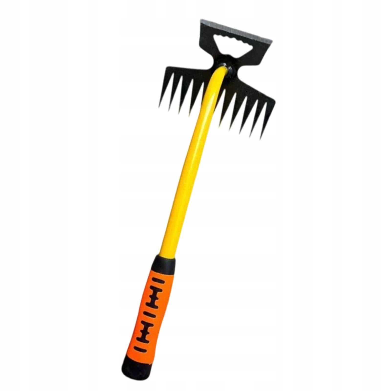 Garden Weeding Rake with Ergonomic Handle Heavy Duty Weeding Removal Rake Packaging status original