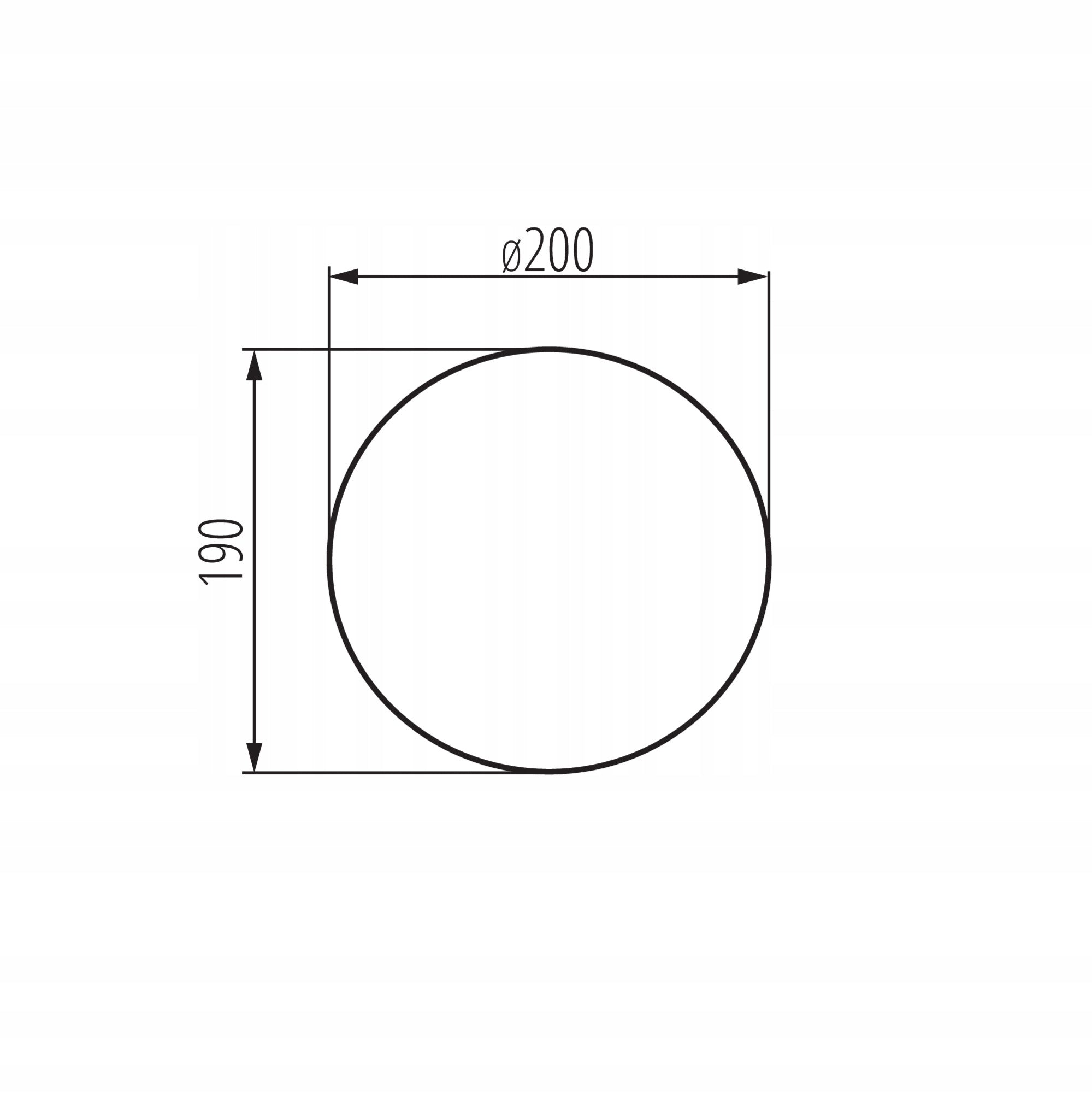 Garden ball LL BELO 20 T E27 outdoor IP65 20cm terracotta Packaging status original