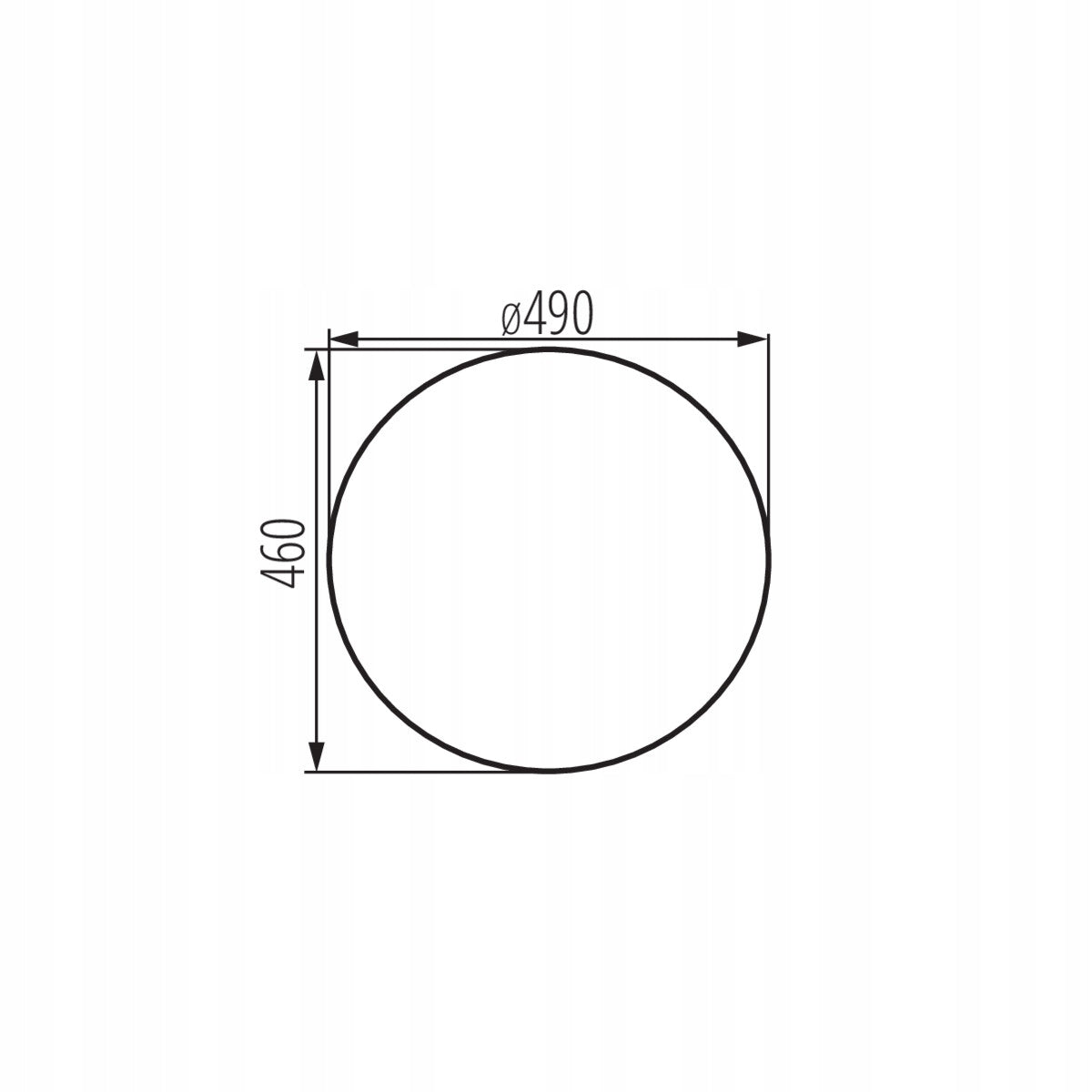 Garden ball stone LL BELO 490 outdoor IP65 49cm Manufacturer code 30583