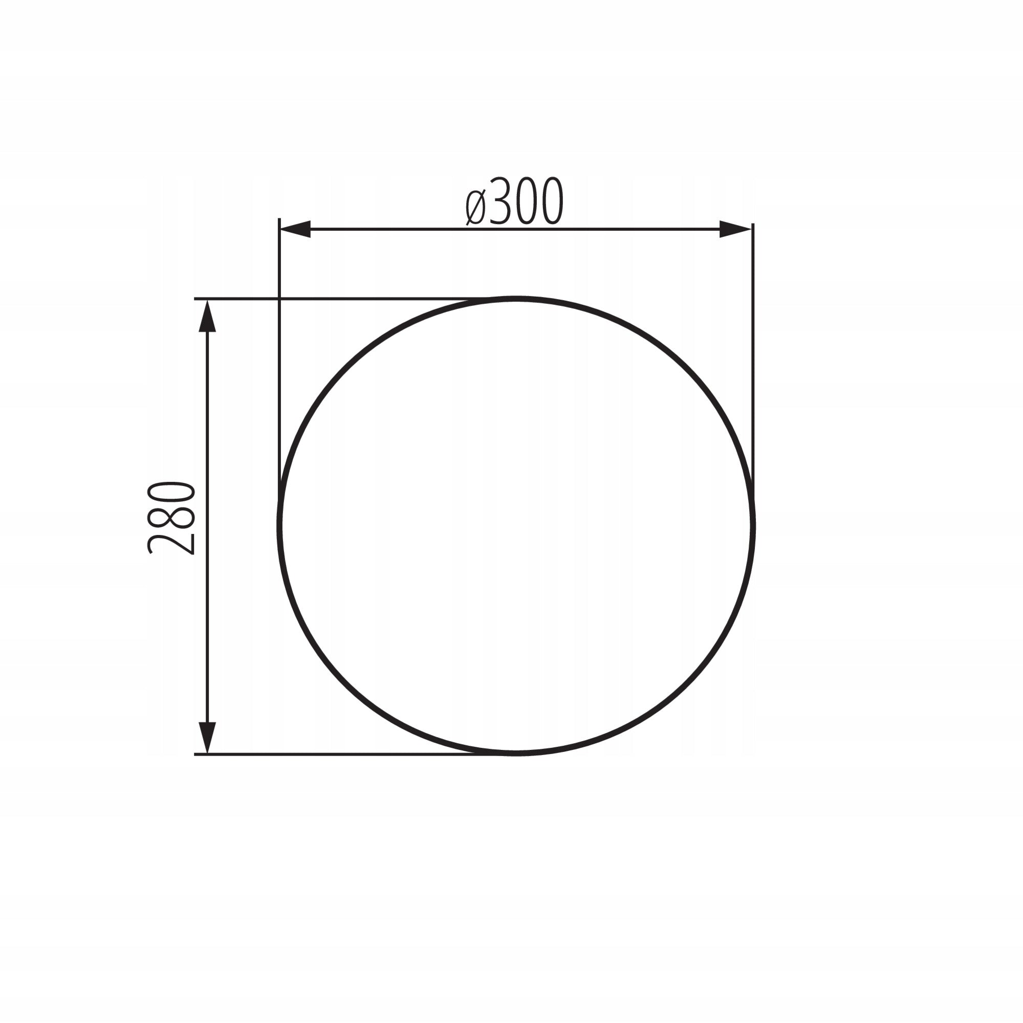 Garden ball white LL BELO 30 M E27 outdoor IP65 30cm Packaging status original