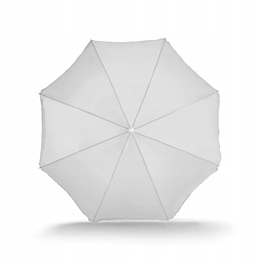 Garden beach umbrella, 140 cm, UV protection, tiltable, WITH COVER, gray EAN (GTIN) 5996425358640
