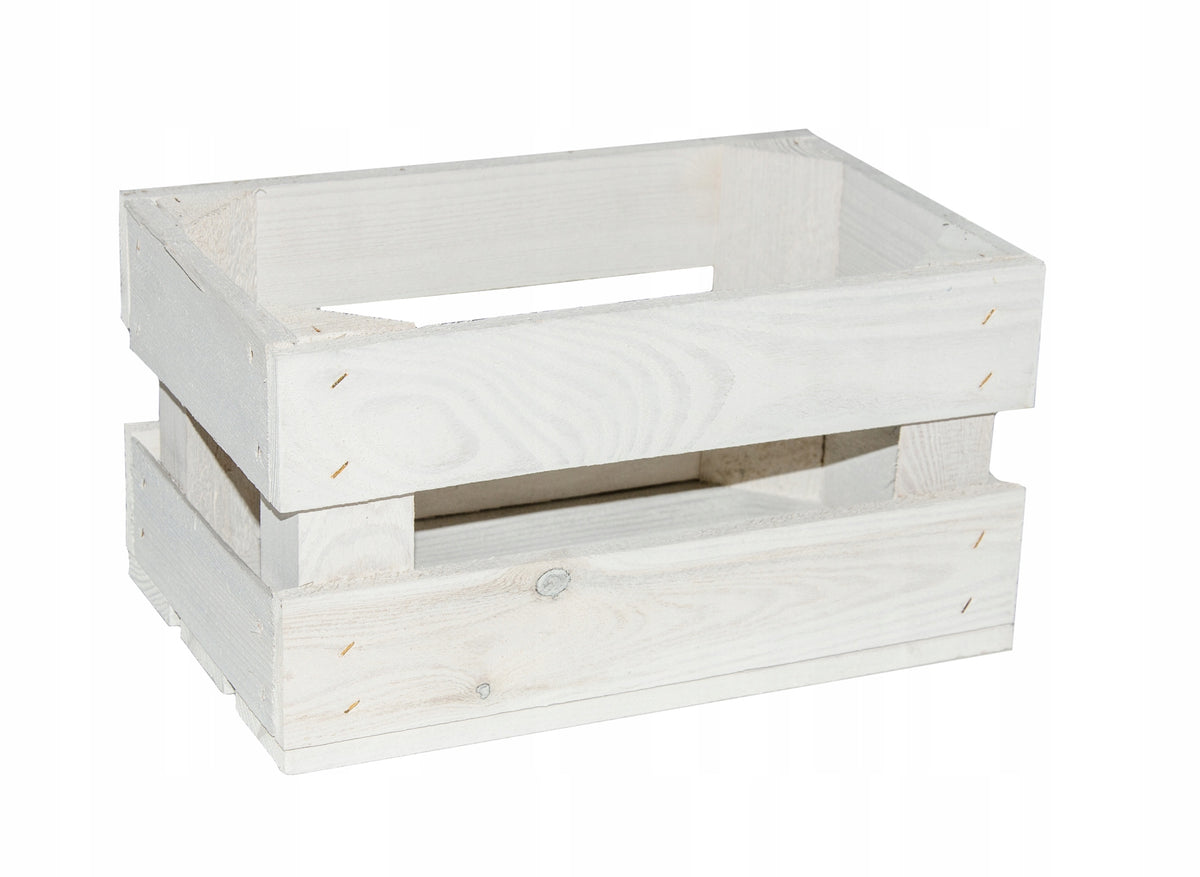 Garden box 32 x 14 cm wooden white TAJEM Brand Tajemniczy ogród