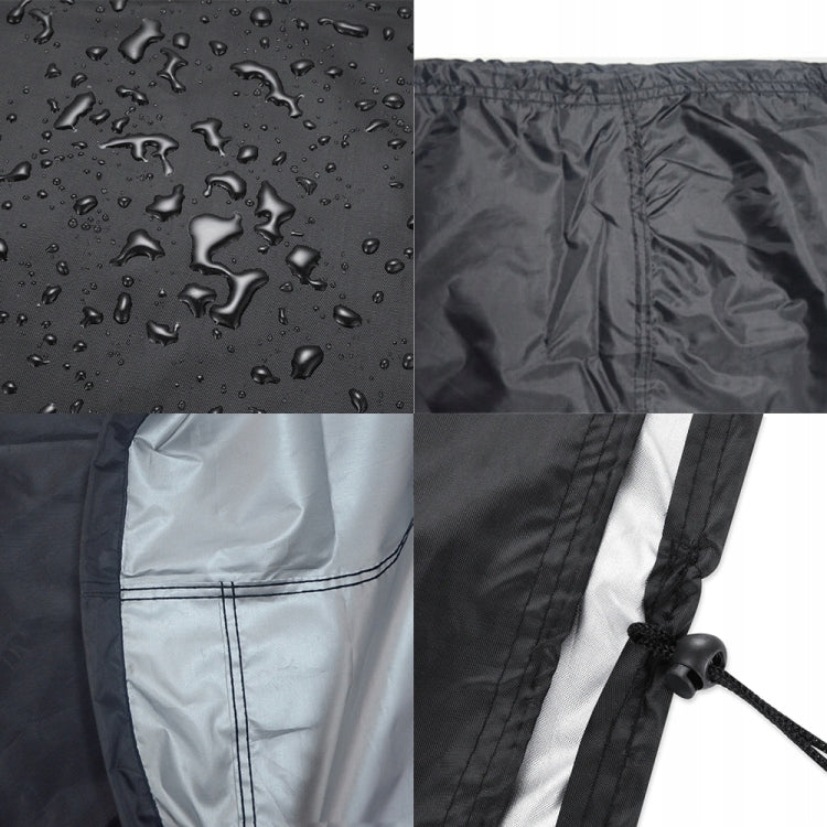 Garden cover for set 308 x 138 x 98 cm black Color black