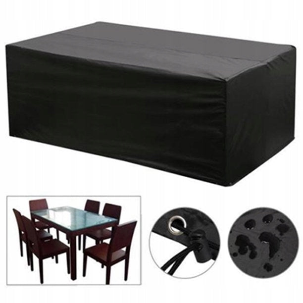 Garden cover for set 308 x 138 x 98 cm black Kind for set