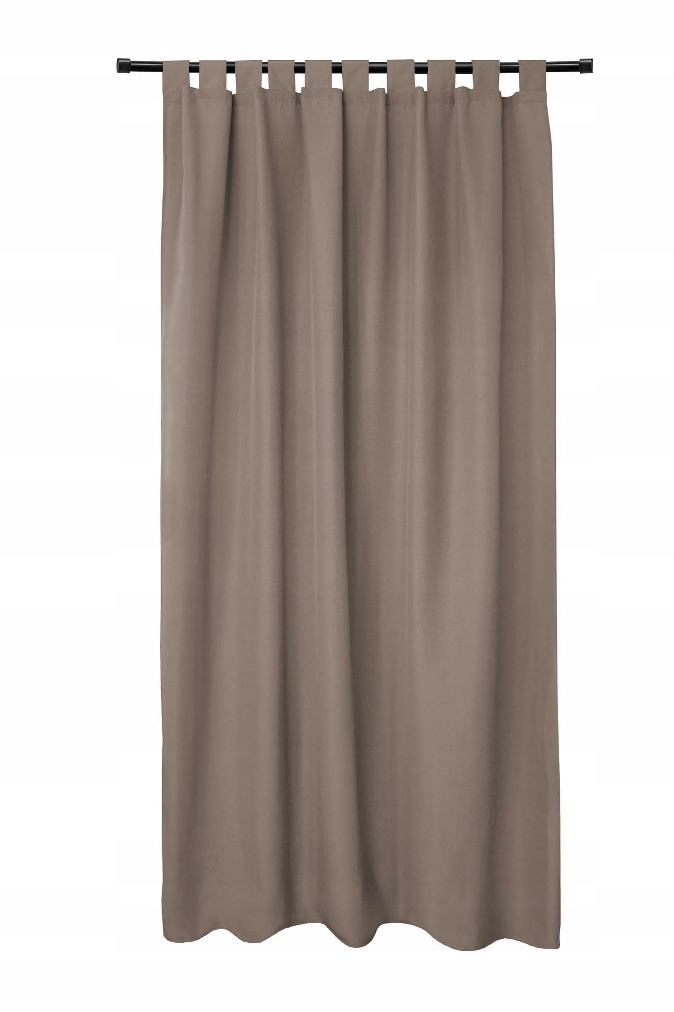 Garden curtain waterproof 155x200 cm DARK BEIGE curtains for terrace Color beige