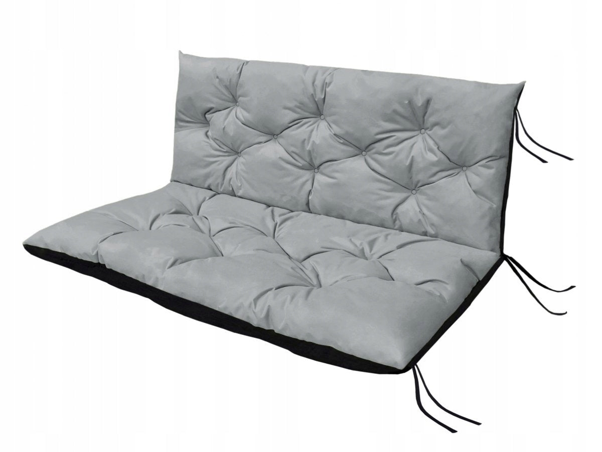 Garden cushion for swing - 120x60x50 wz. Light Grey Pillow length 120 cm