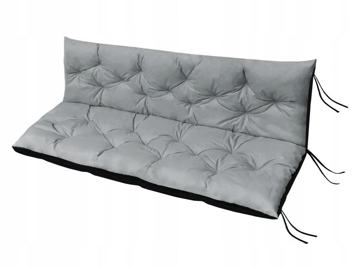 Garden cushion for swing - 180x60x50 wz. Light Grey