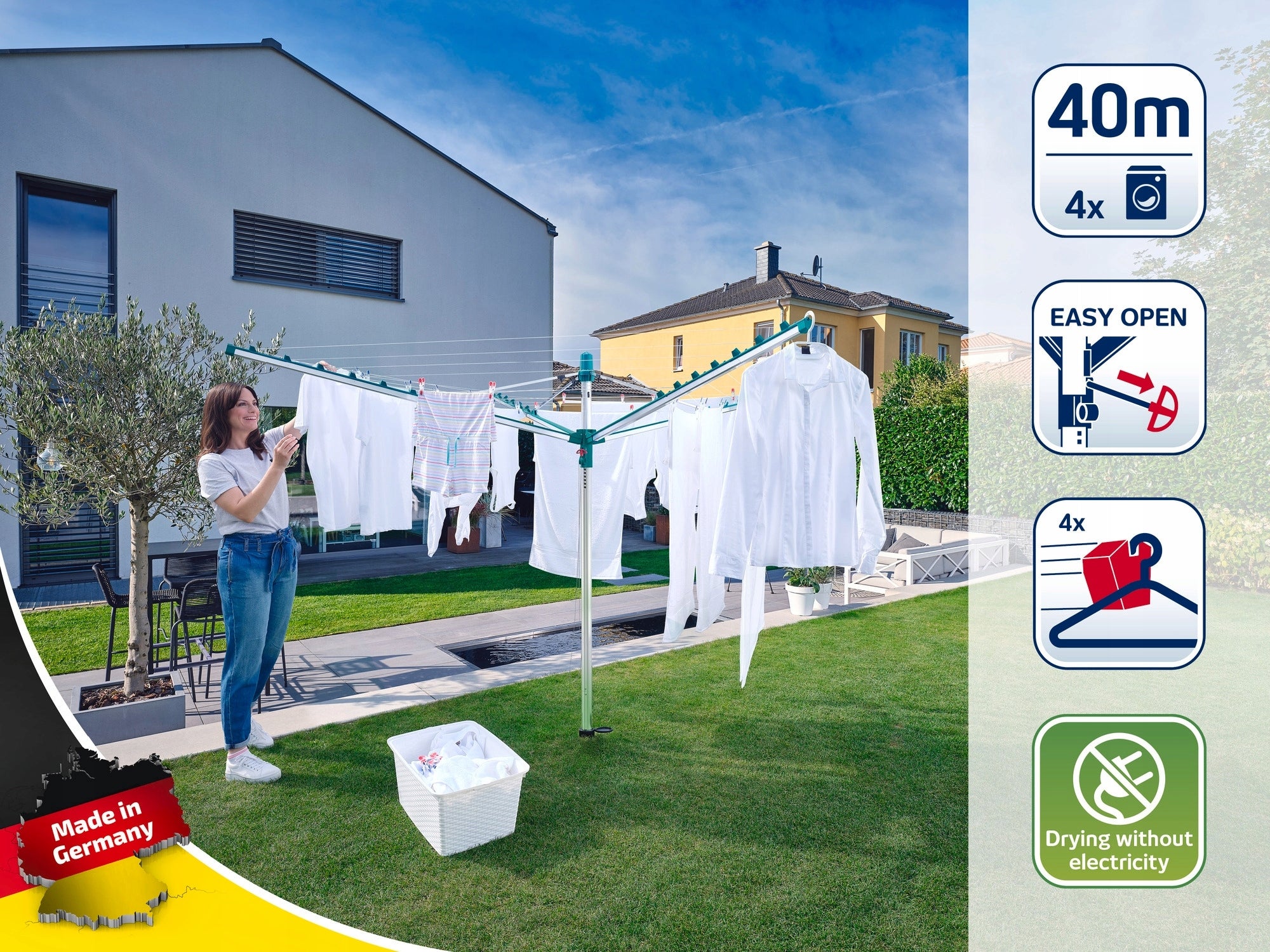 Garden dryer - LINOMATIC V 400 Leifheit Manufacturer code 85210