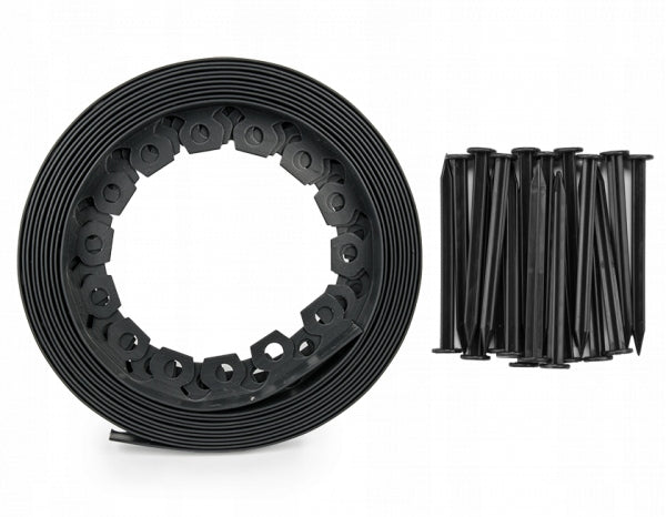 Garden edging Bradas 50mmx10m dark graphite Length 1000 cm