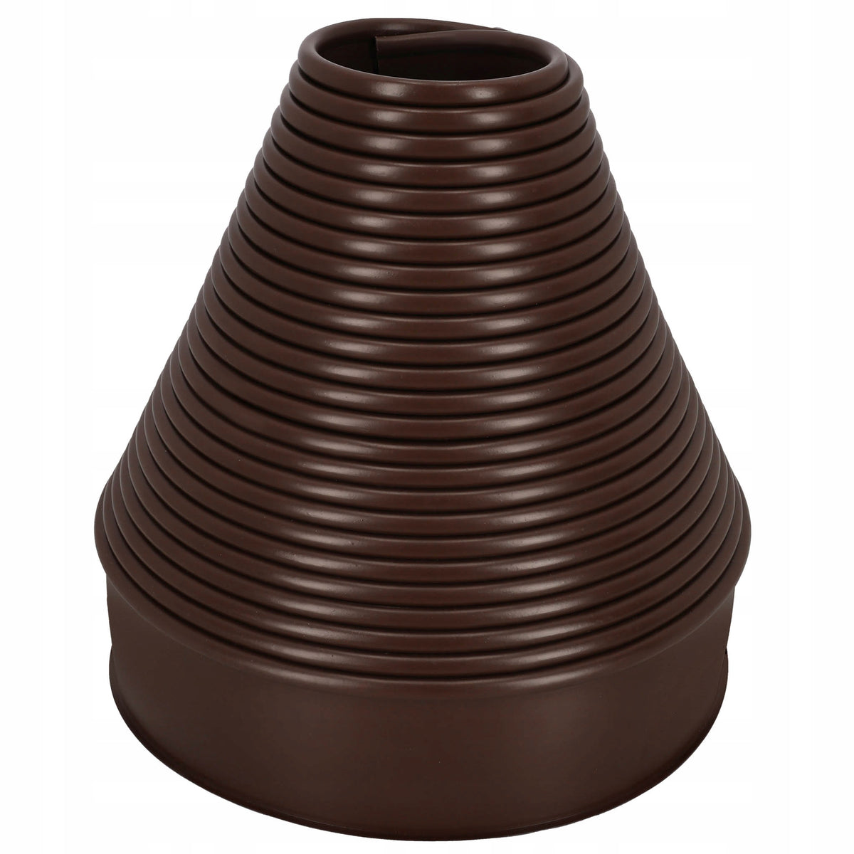 Garden edging fence border paths plastic brown 10cm x 20m