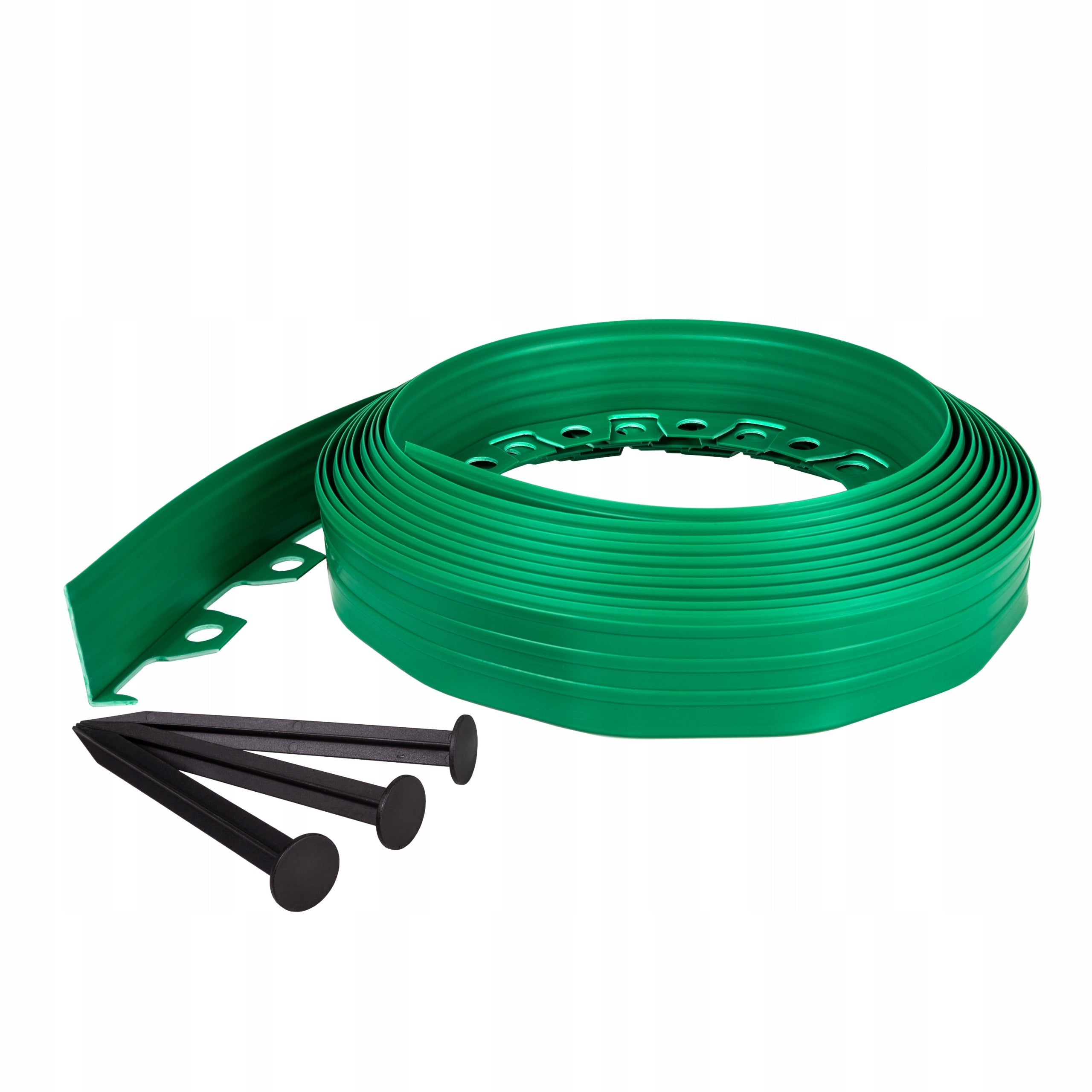 Garden edging lawn plastic 10m Green 6cm Color green