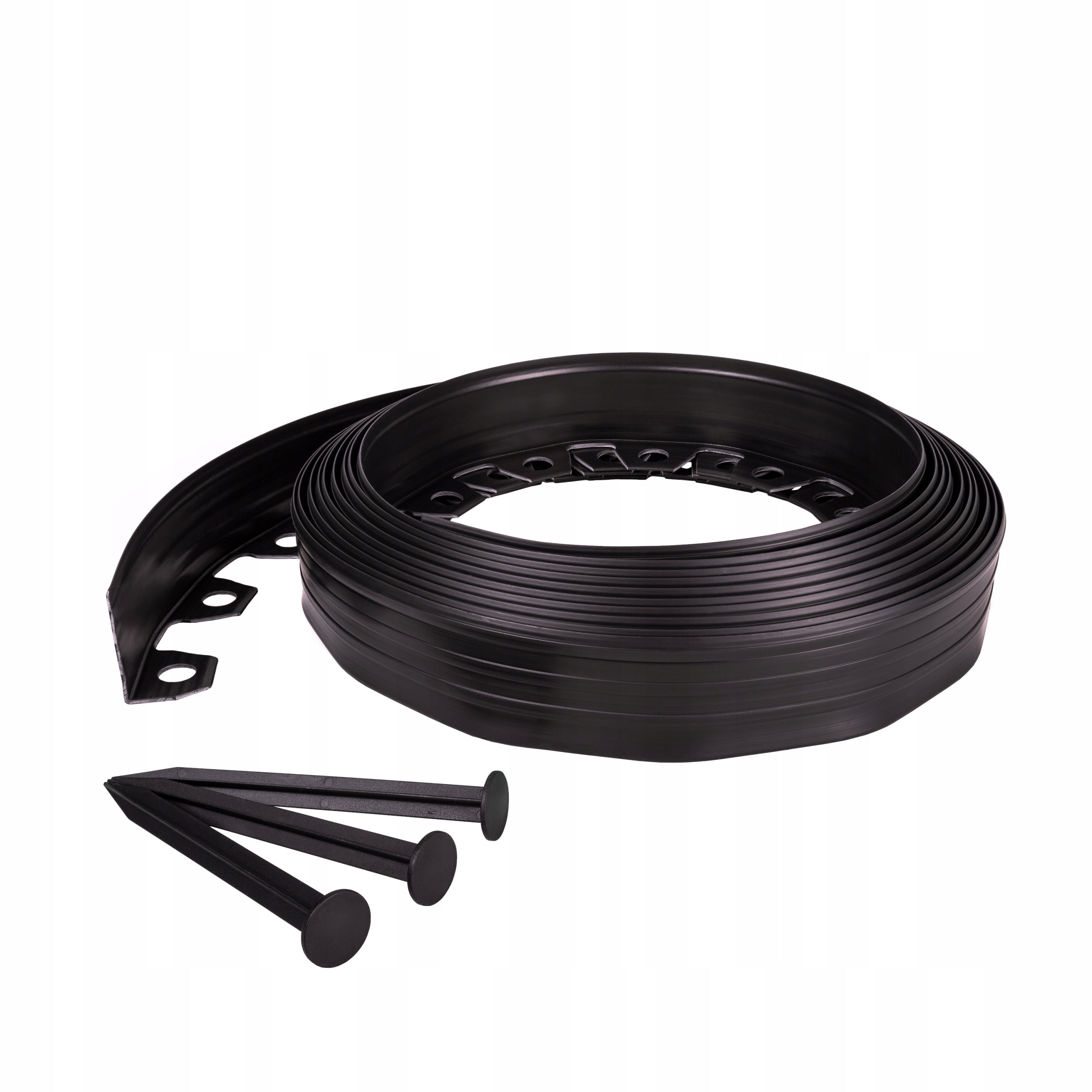 Garden edging lawn plastic 10m black 6cm Manufacturer Edger