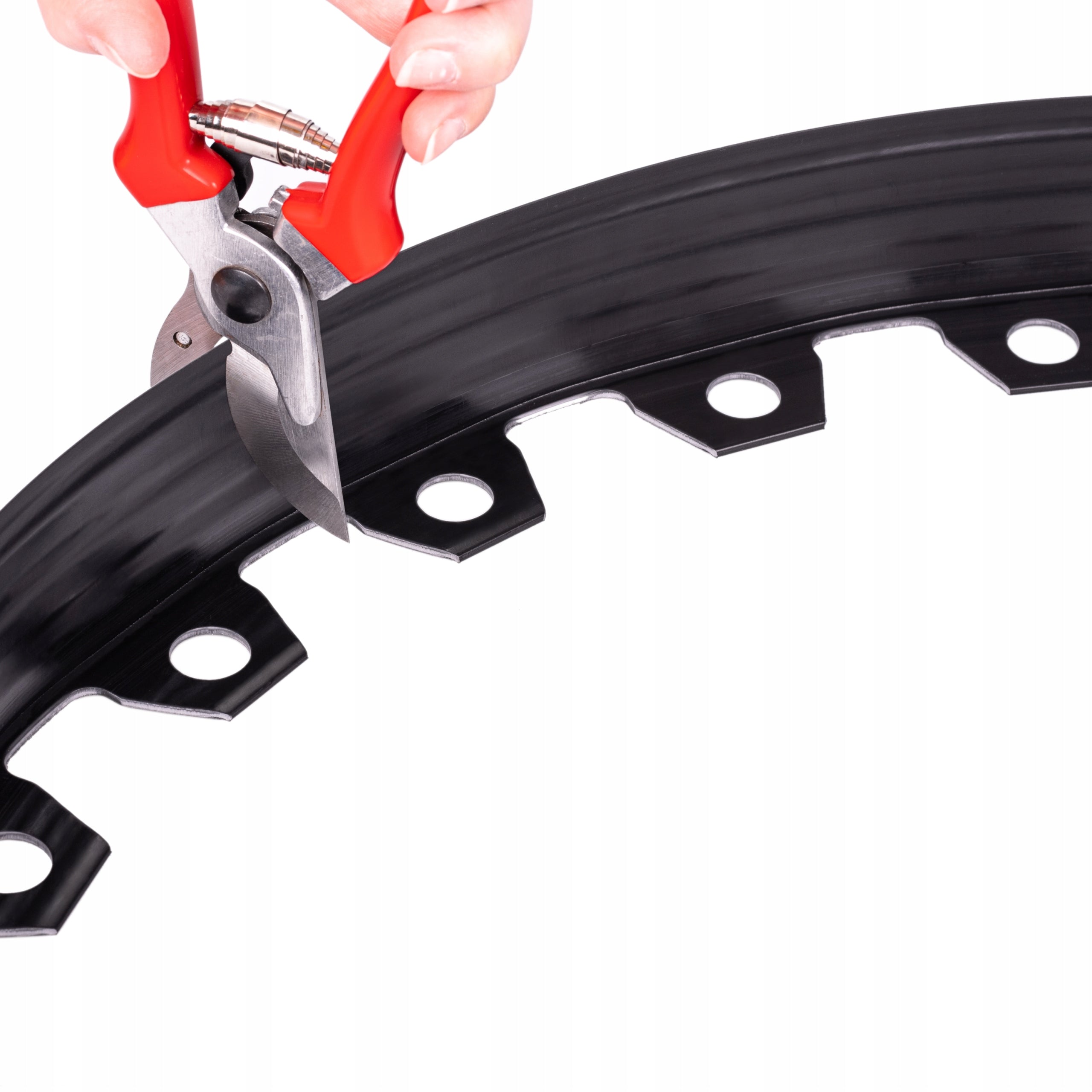 Garden edging lawn plastic set 20m black 6cm Manufacturer Edger