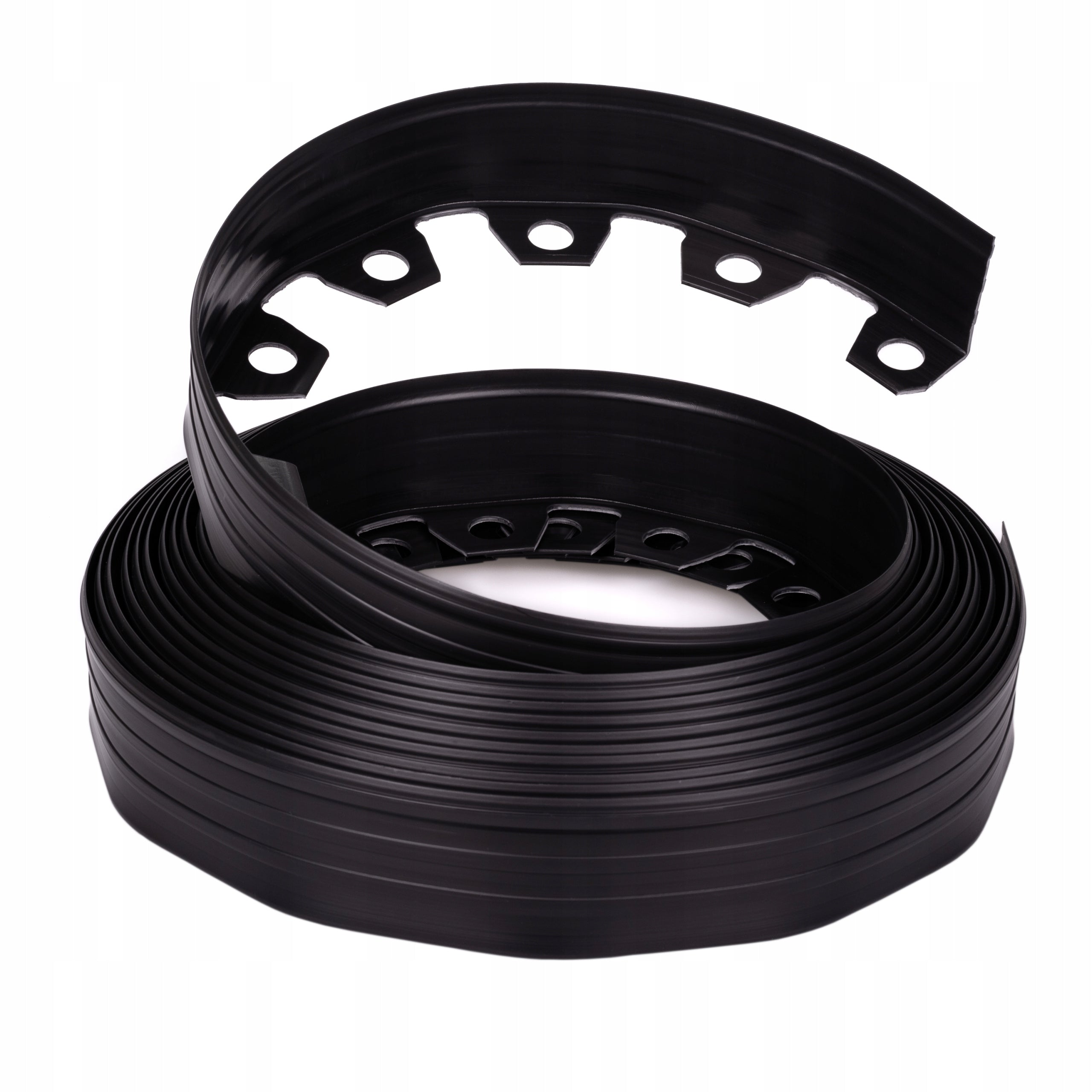 Garden edging lawn plastic set 20m black 6cm Manufacturer code 100004400000