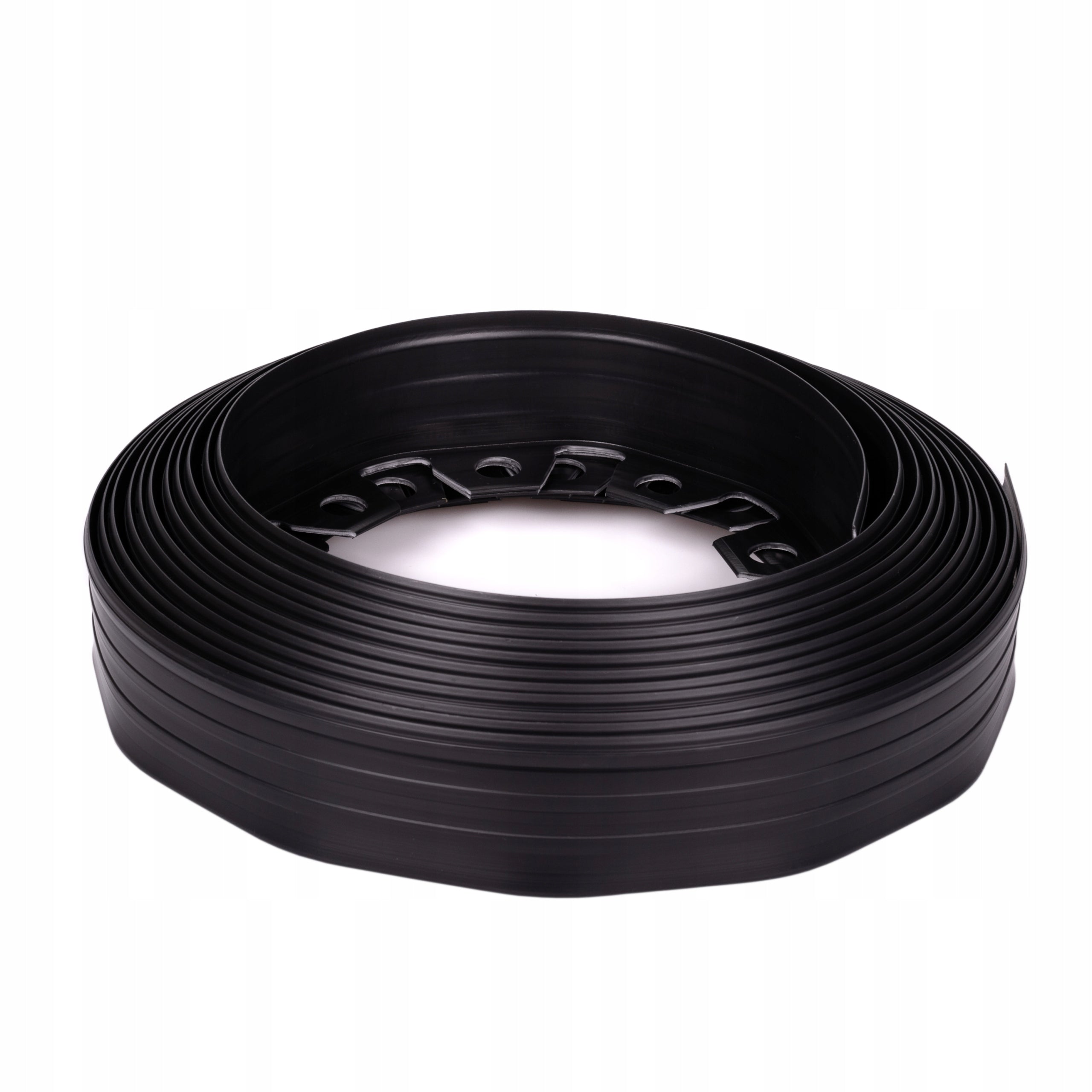 Garden edging lawn plastic set 20m black 6cm Material plastic