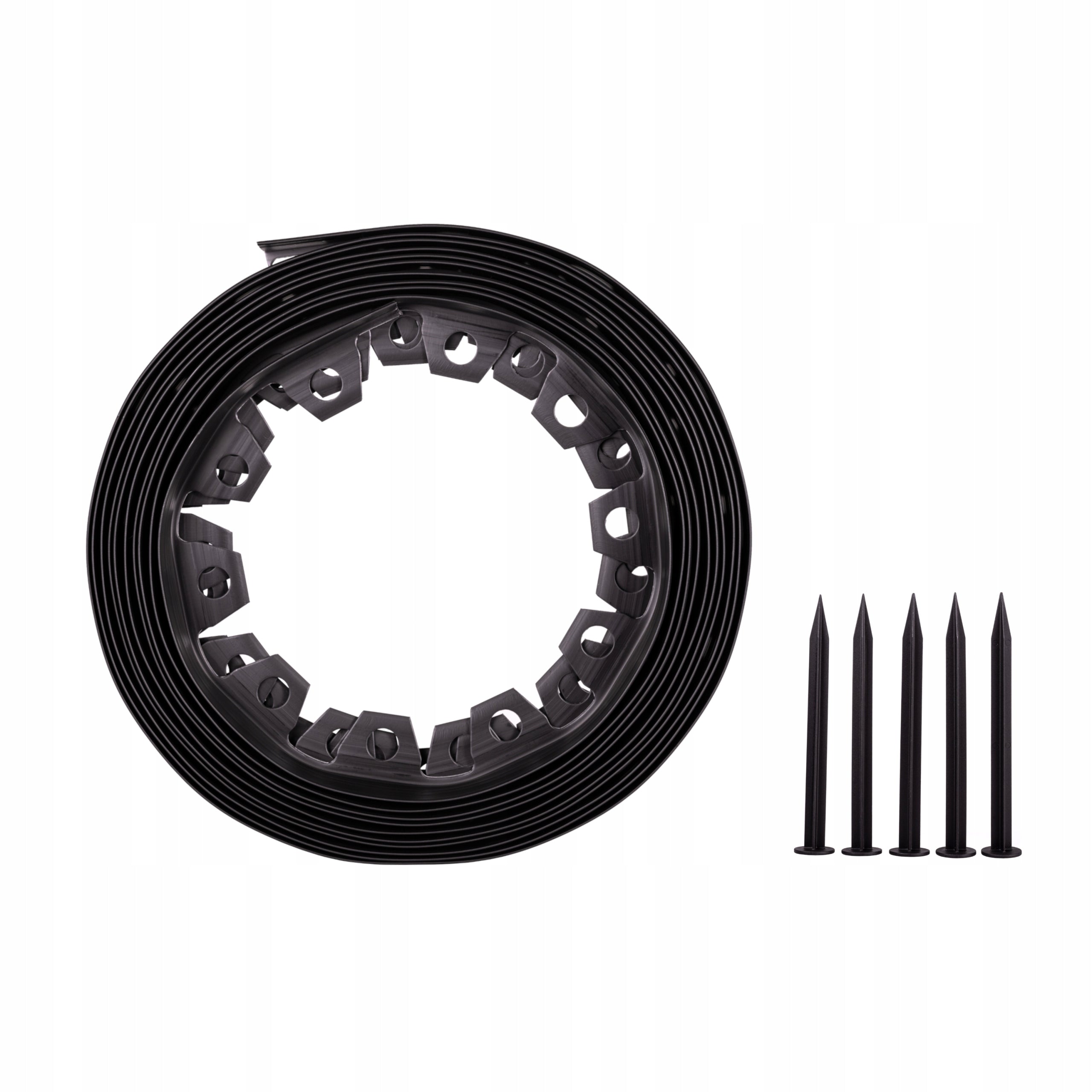 Garden edging plastic 10m black 4cm Lawn Manufacturer code 10m 4cm black
