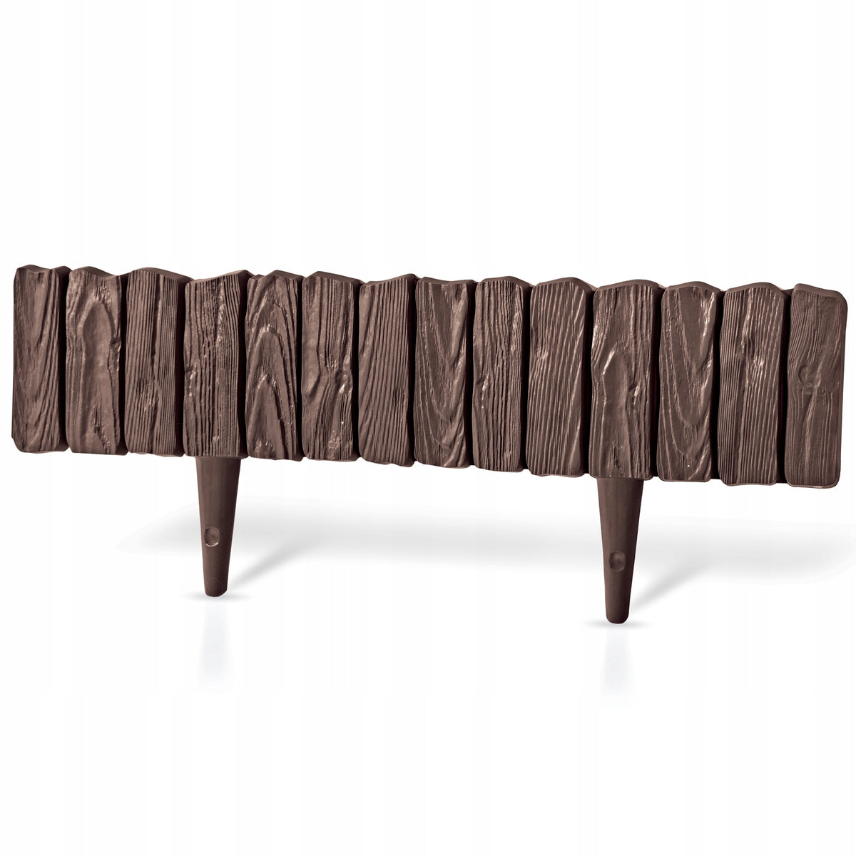 Garden edging plastic 406 cm x 22 cm palisade