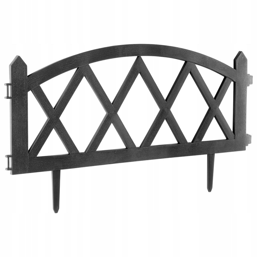 Garden fence grey 57x25 cm 8 pcs. Manufacturer Vilde