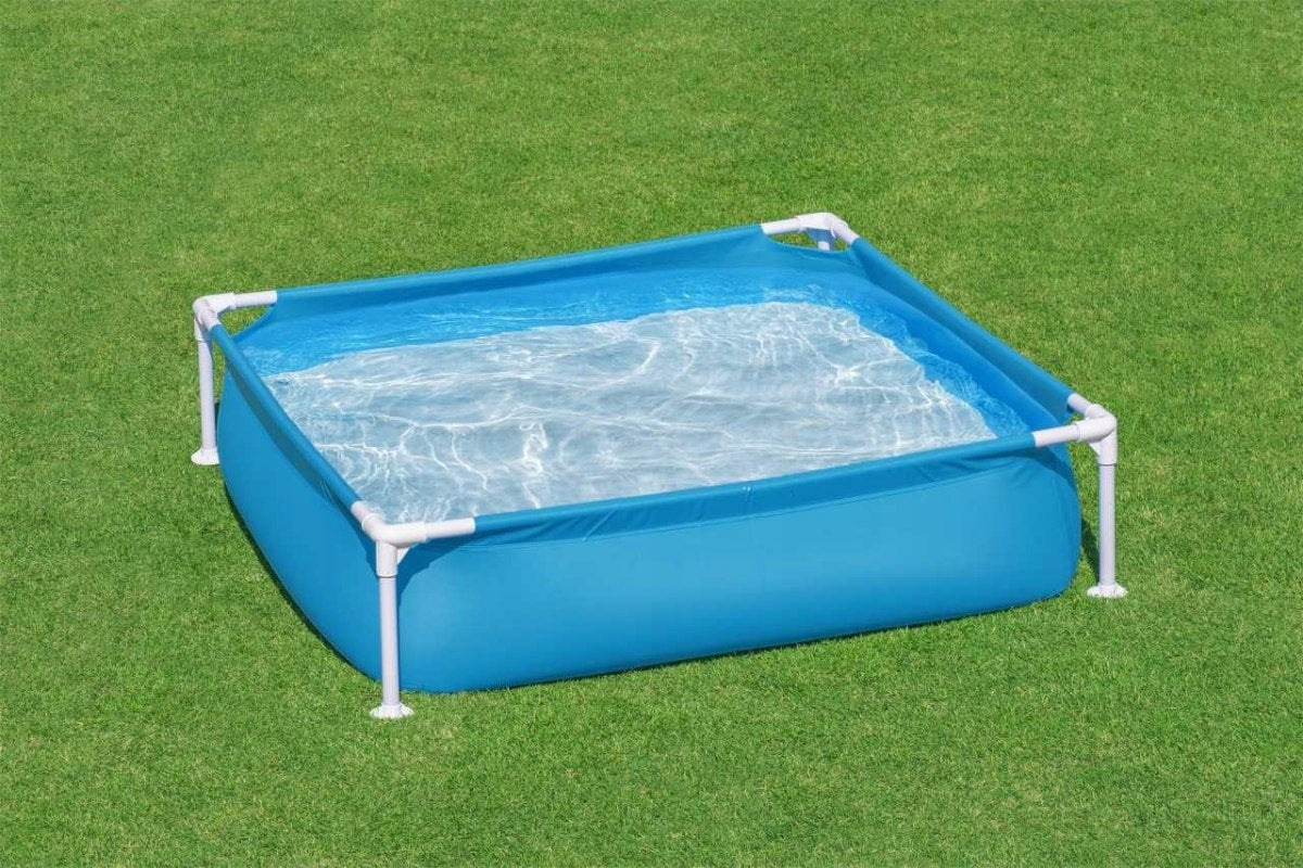 Garden frame pool for children BESTWAY Square 122x122x30,5cm Series 56217