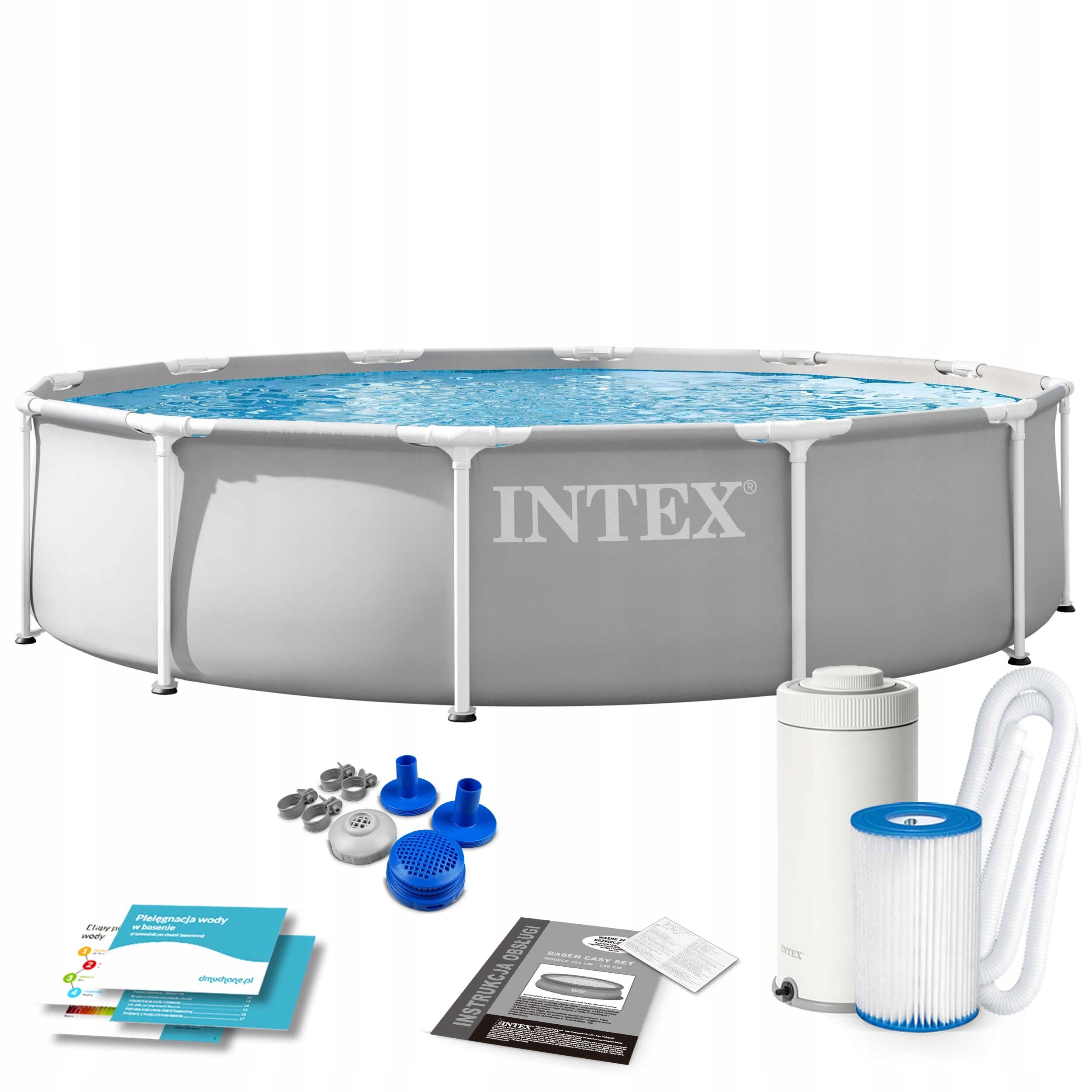 Garden frame pool with pump 366x76cm set 9in1 INTEX 26712ND YEAR 2026