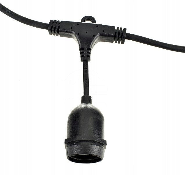 Garden garland 15m+15pcs bulb 2W ST45 4000K natural light 230V Number of light points 11 - 20