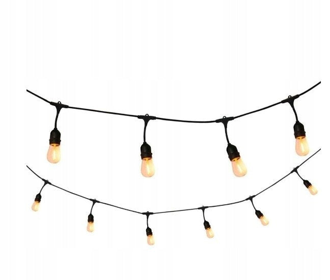 Garden garland 15m+15pcs bulb 8W A60 6000K cold white light 230V EAN (GTIN) 5904292481521