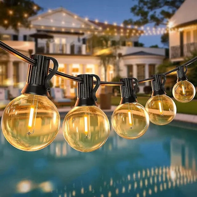 Garden garland 18m + 30 bulbs G40 LED waterproof Packaging status original