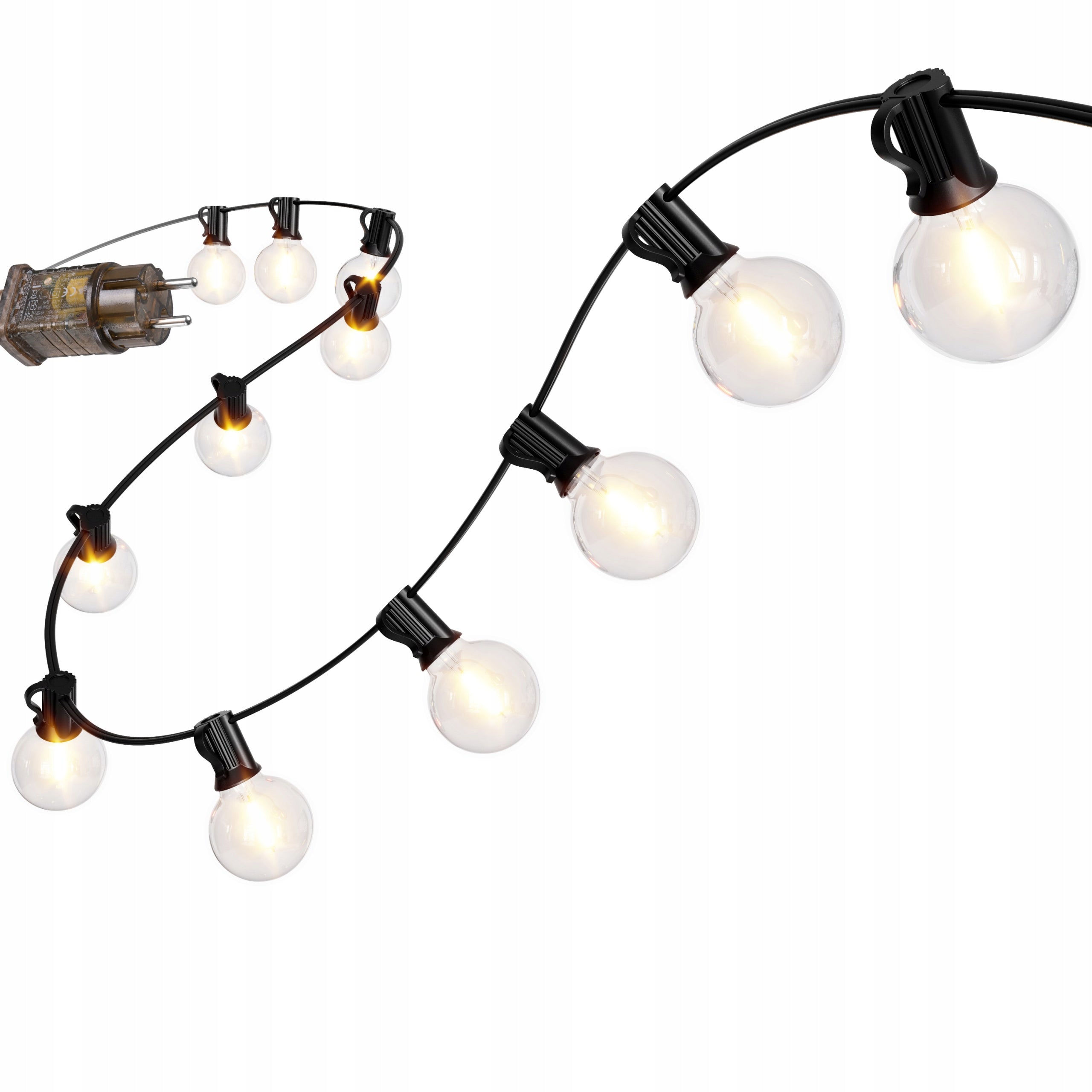 Garden garland light chain 30 x LED 20m 9 modes garden lights 9W Manufacturer code H-674