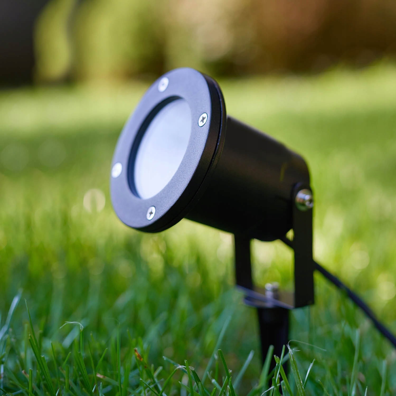 Garden lamp hammered HEADLIGHT GU10 waterproof LONG CABLE - UP TO 95 CM Manufacturer code 002610