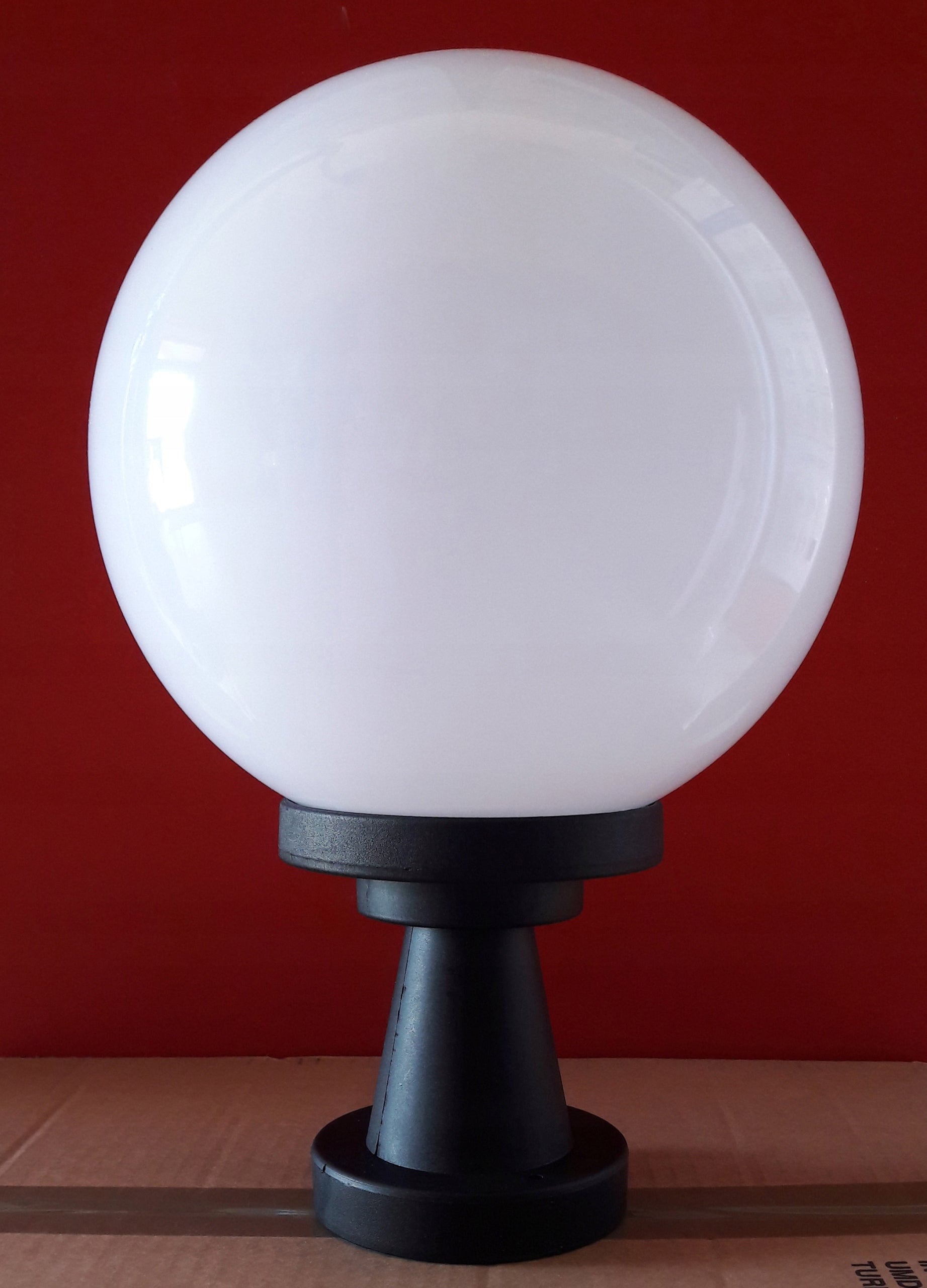 Garden lamp post with ball 250 milk rudapol EAN (GTIN) 8033706352144