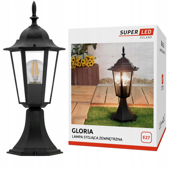 Garden lamp standing garden pole 40 cm E27 Retro Lantern