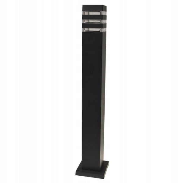 Garden lamp standing garden post for LED E27 80cm BLACK waterproof