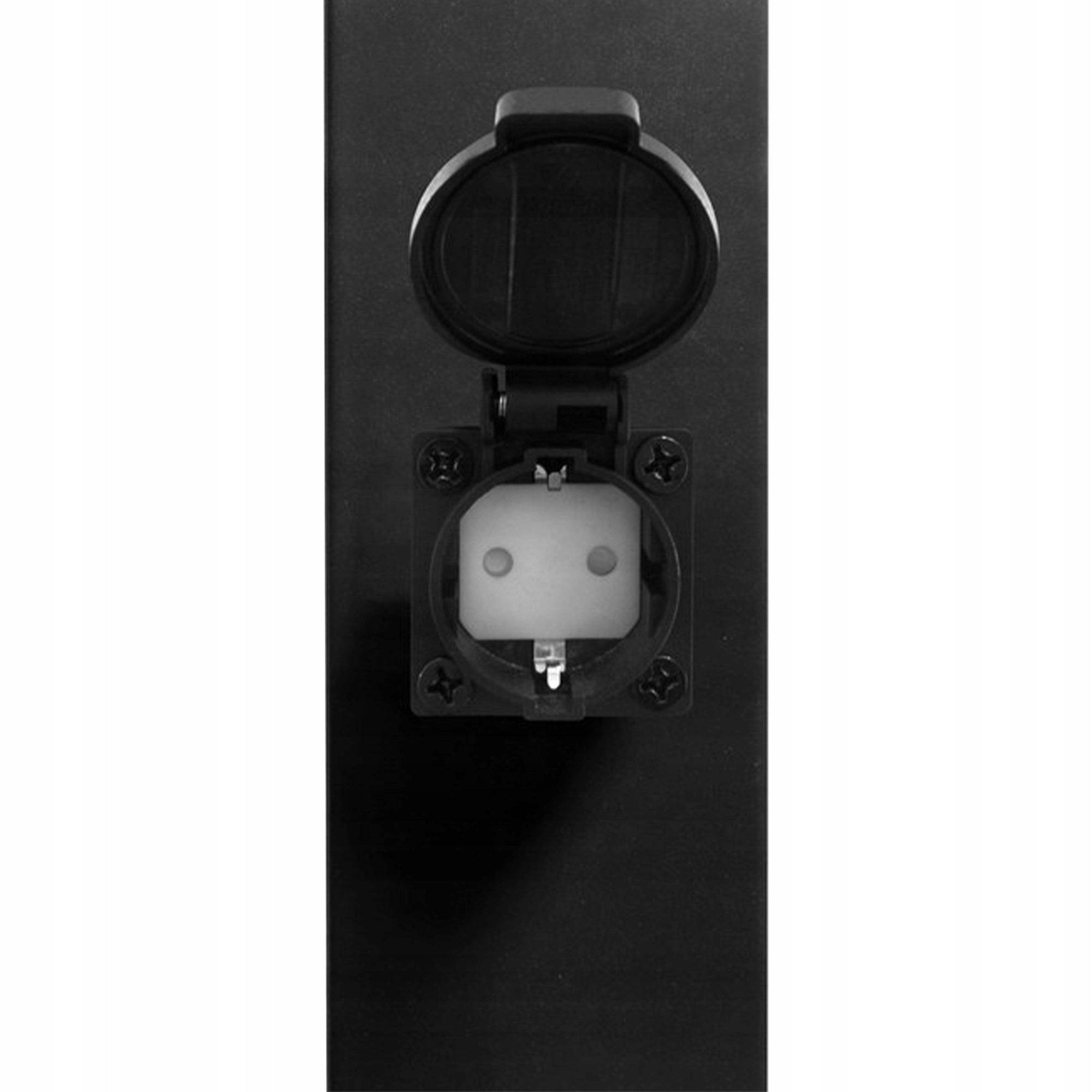 Garden lamp standing pole LED E27 45cm DECORATIVE BLACK socket Color black