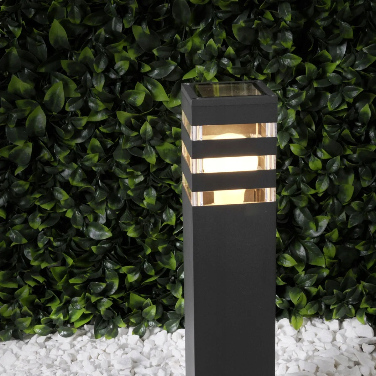 Garden lamp standing post 80 cm E27 + 230V SuperLED socket Brand SuperLED