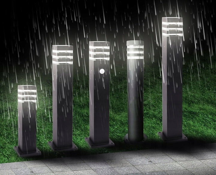 Garden lamp standing post 80 cm E27 + 230V SuperLED socket Thread type E27